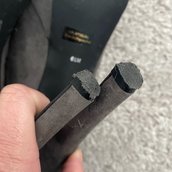 Guess Grey peep toe heels - Picture 4 of 5